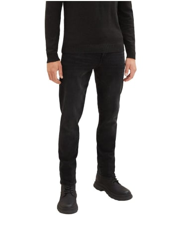 Tom Tailor Jeans in used dark stone black denim