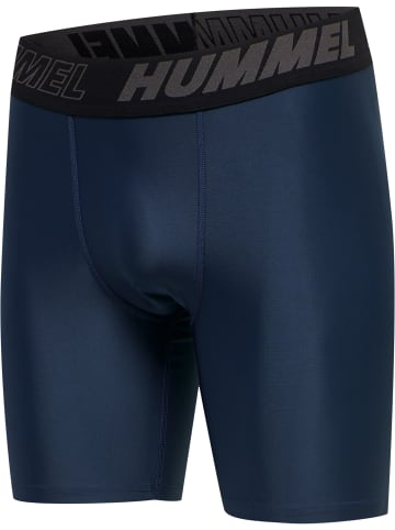 Hummel Hummel Tight Kurze Hose Hmlte Multisport Herren Dehnbarem Schnelltrocknend in BLACK/INSIGINA BLUE