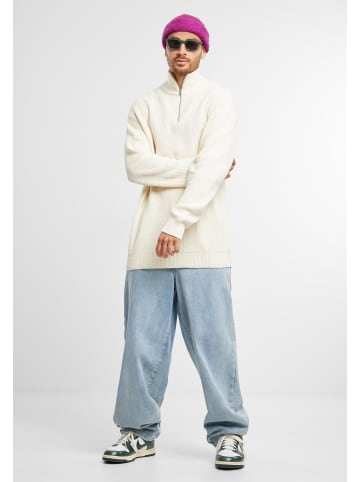 Urban Classics Crew Neck Jumper in whitesand