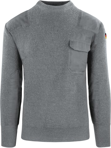 Normani Outdoor Sports Herren BW-Pullover mit Schurwolle Barntrup in Grau