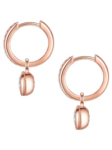 Rafaela Donata Creolen Sterling Silber Zirkonia in roségold