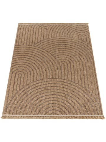 KADIMA DESIGN Outdoor Teppich Natur Balkon, Terrasse in Beige