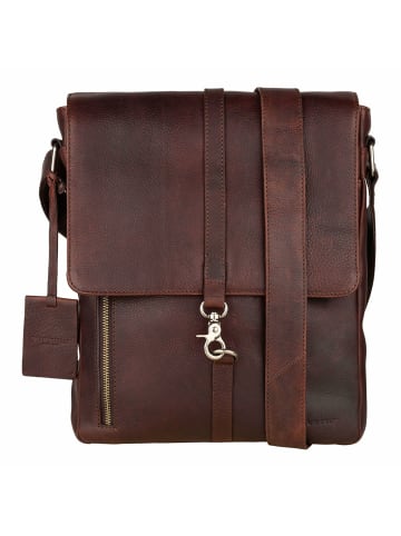 Burkely Umhängetasche für Damen in dunkel-braun