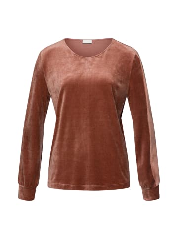 Hanro Sweatshirt Favourites in burlwood