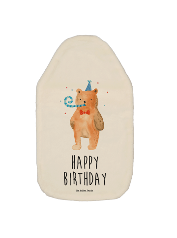 Mr. & Mrs. Panda Wärmekissen Bär Geburtstag mit Spruch in Weiß