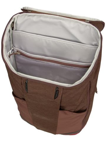 Deuter Fahrradrucksack Rotsoord 25+5 in Raisin/Caspia