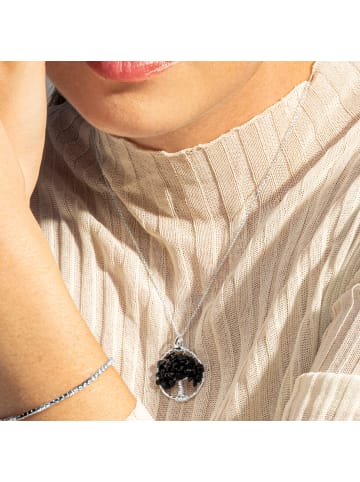 Luxenter Halskette Budleia mit Rhodium-Finish – BUDLEIA