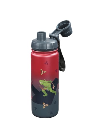 Step by Step Isolierte Edelstahl-Trinkflasche in Warrior