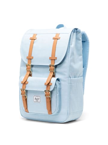 Herschel Little America Mid-Volume - Rucksack 13" 40.5 cm in blue bell crosshatch