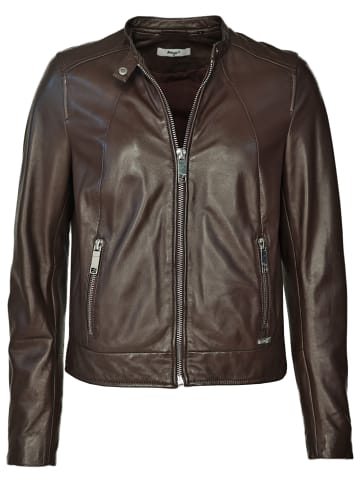 Maze Lederjacke in dunkelbraun