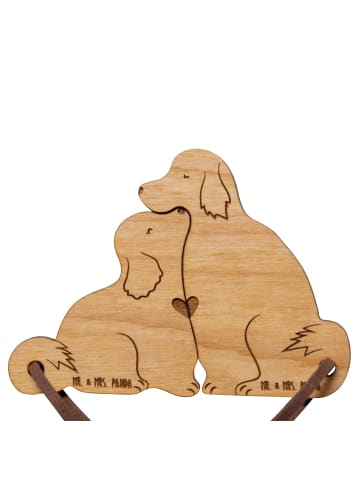 Mr. & Mrs. Panda Schlüsselanhänger Partner Hund ZweiMenschkeit ohne... in Braun