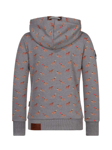 naketano Sweat Hoody Darth Dark Grey Melange (Small Deers)