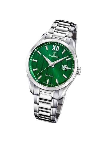 Festina Analog-Armbanduhr Festina Swiss Made silber mittel (ca. 37,5mm)