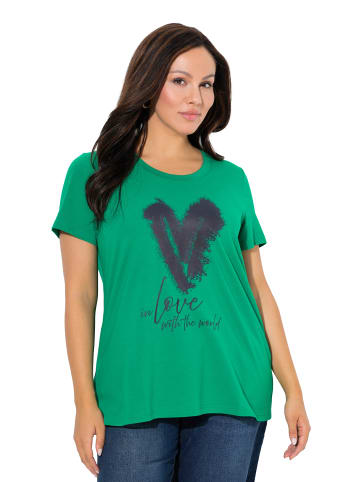 Ulla Popken Shirt in sommer grün