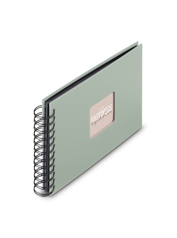 Hama "Fine Art", 24x17 cm, 50 schwarze Seiten, Salbei in Standard