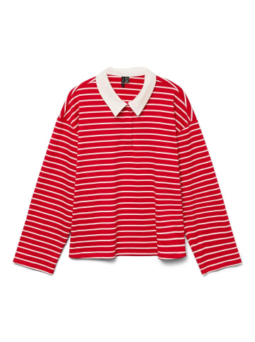 Vero Moda Polo in Fiery Red