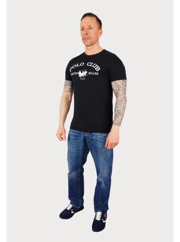 HARVEY MILLER POLO CLUB T-Shirt in schwarz