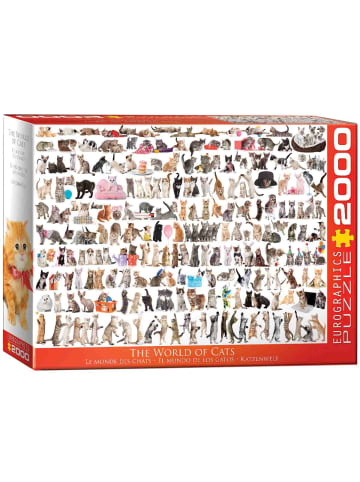 Eurographics 8220-0580 - Welt der Katzen, Puzzle - Ab 12 Jahren