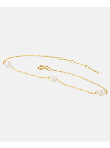 Diamant L'éternel Armband aus 585 Gelbgold mit Perle