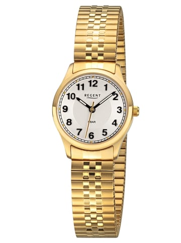 Regent Damenuhr mit Zugband Goldfarben
