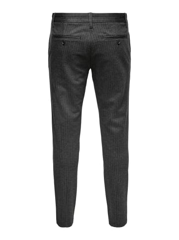 Only&Sons Stoffhose / Chino ONSMARK PANT STRIPE GW 3727 tapered in Grau