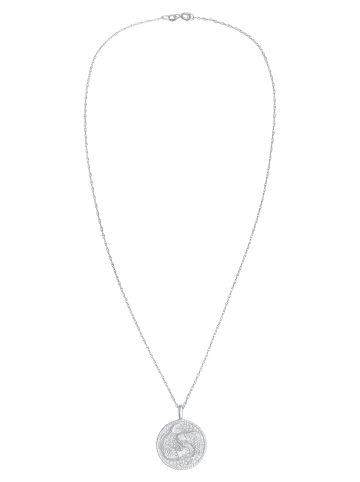 Elli Halskette 925 Sterling Silber Sternzeichen, Sternzeichen - Fische in Silber