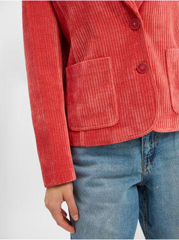 Olsen Cordblazer in koralle