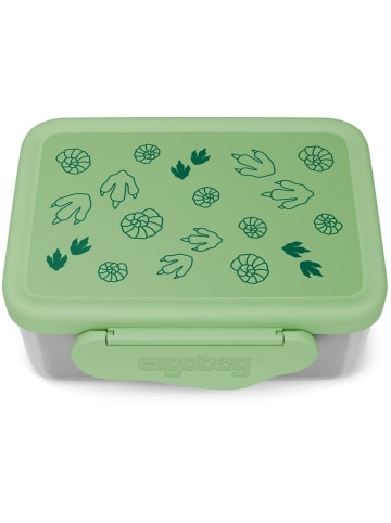 Ergobag Edelstahl Brotdose Dschungel in grün