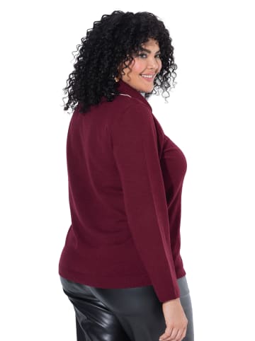 Ulla Popken Pullover in weinrot