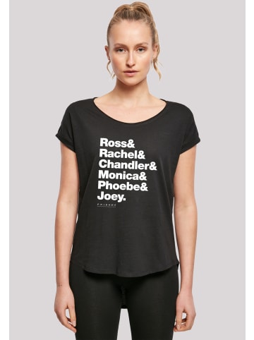 F4NT4STIC T-Shirt Friends Ross Rachel Chandler Monica Phoebe Joey in schwarz