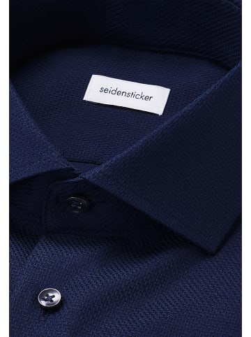 Seidensticker Business Hemd Slim in Dunkelblau
