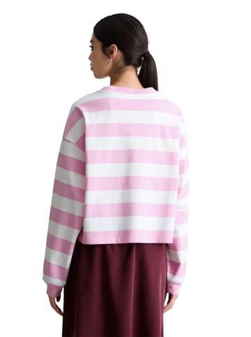Marc O'Polo DENIM Gestreiftes Longsleeve relaxed in Light Pink