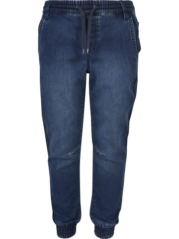 Urban Classics Cargo Trousers in blue washed