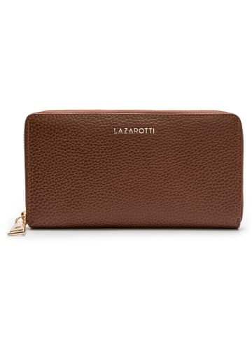 Lazarotti Bologna Leather Geldbörse Leder 19 cm in brown