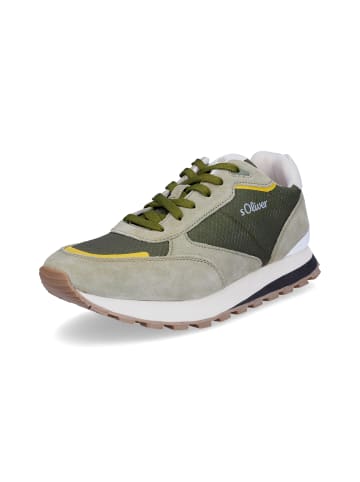 S. Oliver Sneaker in khaki grün