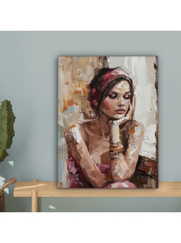 MuchoWow Leinwand bilder Träumendes Porträt (BxH)