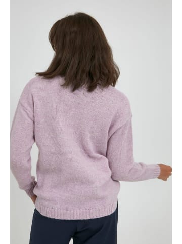 PULZ Jeans Strickpullover in lila