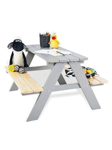 Pinolino Kinder-Sitzgarnitur Nicki für 4 Kinder - in grau