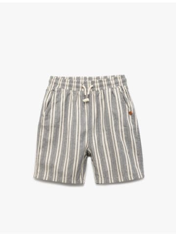 KOTON Shorts in Blau Gestreift