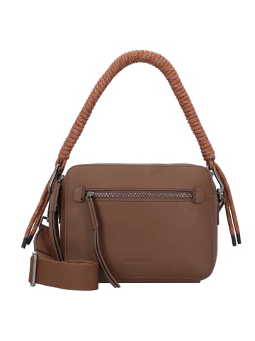 FREDs BRUDER Nea Schultertasche Leder 23 cm in dark-amber