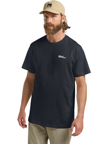 Jack Wolfskin Rundhals T-Shirt für Herren in blau