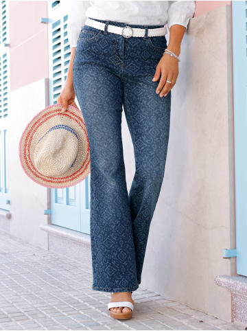 WITT WEIDEN Schlagjeans in blue-stone-washed-bedruckt