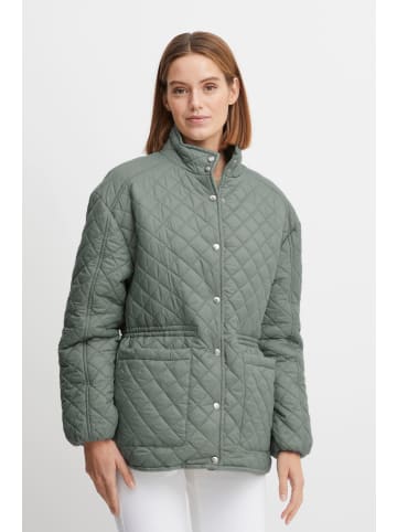 b.young Steppjacke BYBERTA SHORT JACKET - 20812633  Steppjacke mit Knopfleiste in Grün