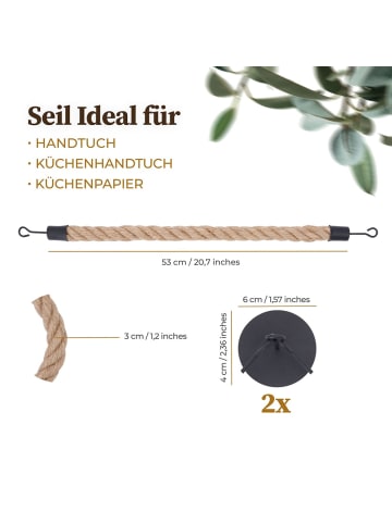 HENNEZ Seil-Handtuchhalter Antonia Braun