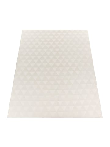 KADIMA DESIGN Waschbarer Teppich waschmaschinenwaschbar Rauten Küche, Flur in Creme