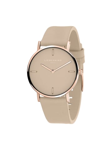 LIEBESKIND BERLIN Armbanduhr The Leather One in beige