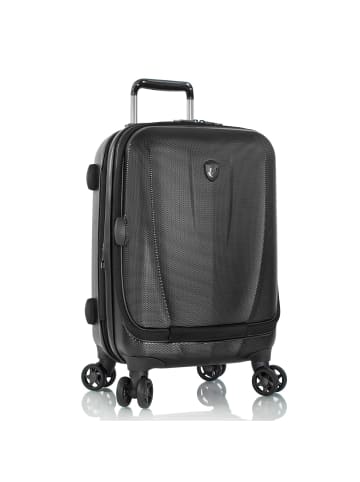 Heys Vantage 4 Rollen Kabinentrolley S 55 cm mit Dehnfalte in black