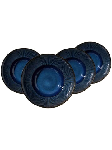 Ritzenhoff & Breker 4er Set Pastateller Aradeo in ø 30,5 cm in blau