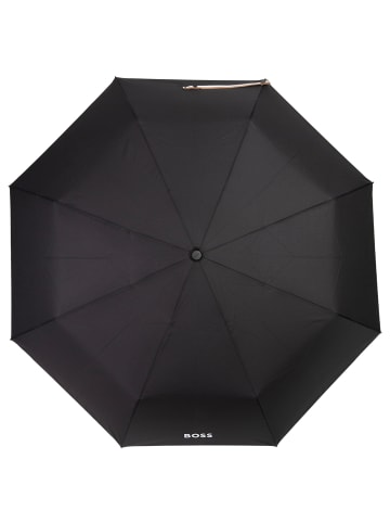 BOSS Iconic Mini - Taschenschirm Regenschirm 90 cm in schwarz