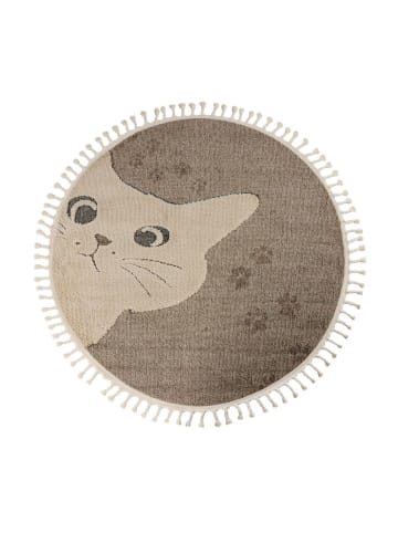 Kurzflor Teppich Malte 421 - Taupe